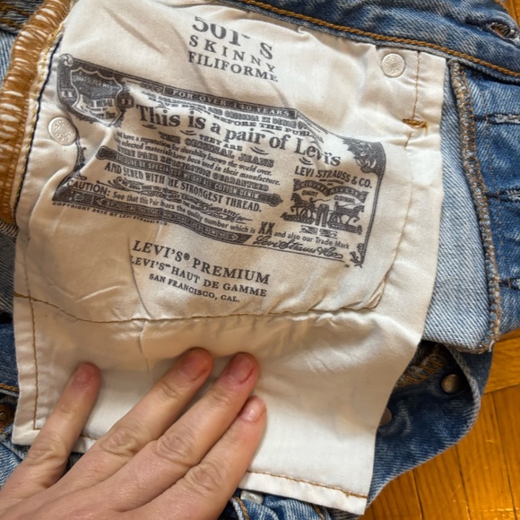 501 S Levi's skinny filiform premium - Picture 3 of 6